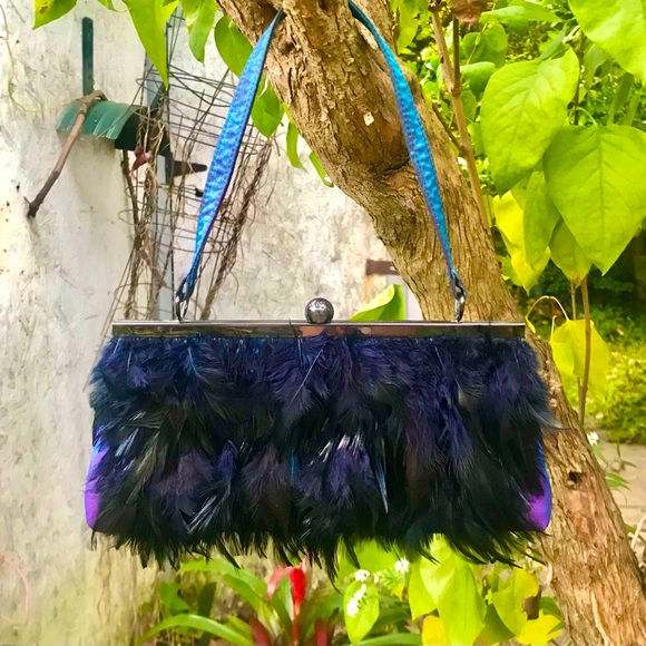Jeanne Lottie Feathered Handbag - Picture 9 of 9